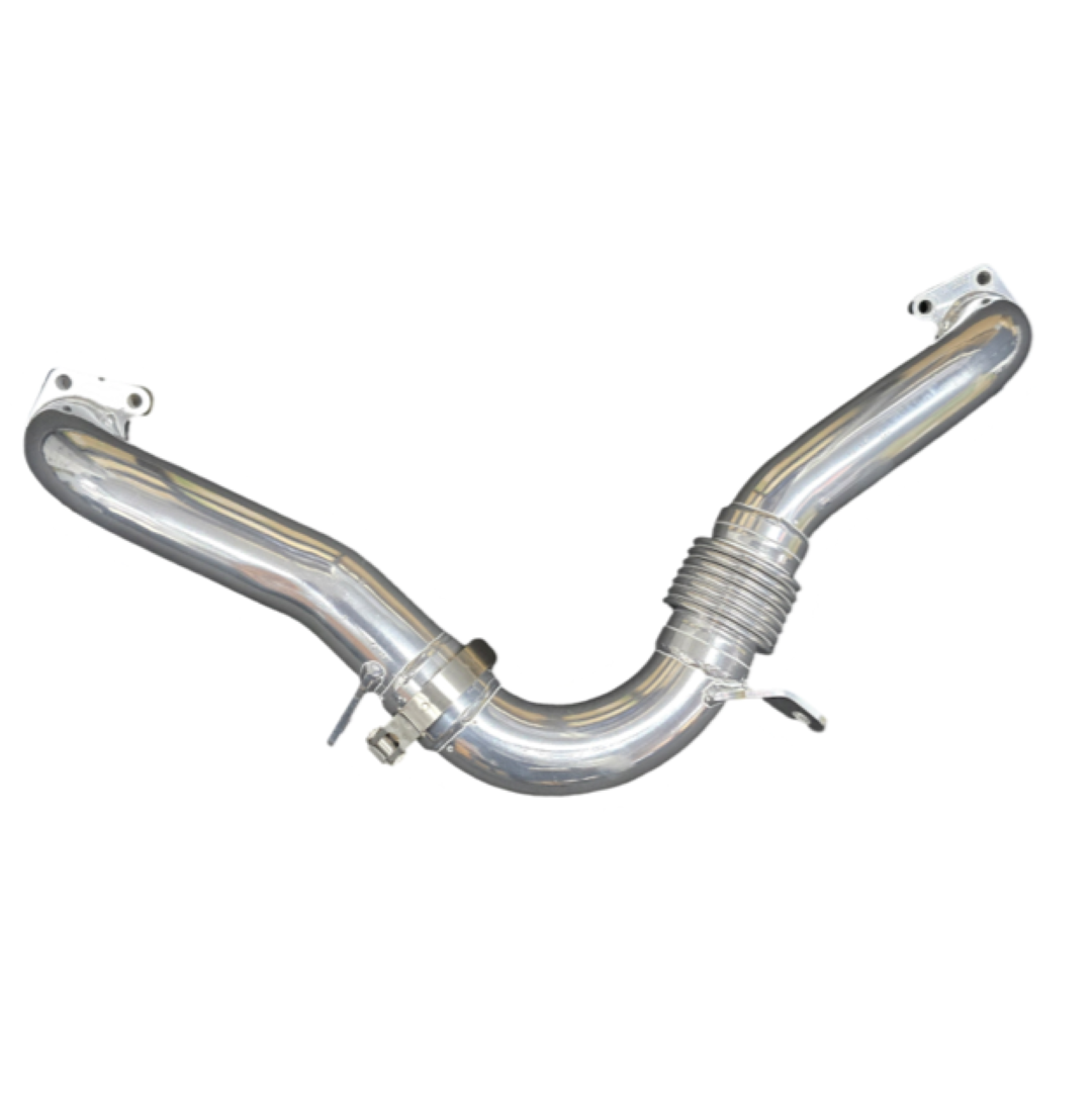 KING BROWN 2.25" CROSSOVER PIPE FITS TOYOTA LANDCRUISER VDJ76R 4.5L V8 2007-2024 (1807)