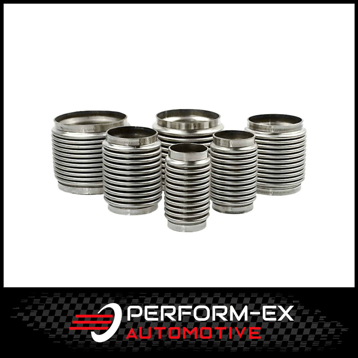 STAINLESS STEEL 4" LONG X 1.75" (45MM) EXHAUST RACE FLEX BELLOW WITH INNER SLEEVE (FLEX4175C)