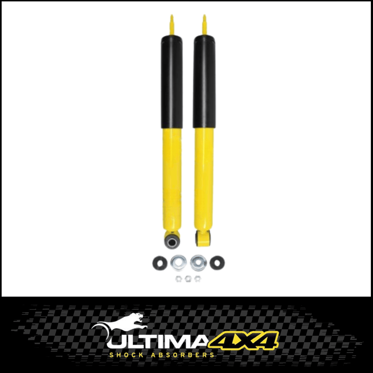 ULTIMA 4X4 HEAVY DUTY REAR SHOCKS (PAIR) FITS TOYOTA FORTUNER GUN156R 11/2015-ON (400407)