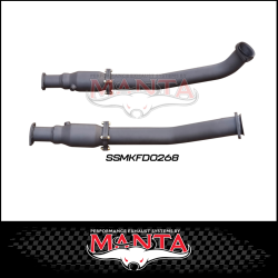 MANTA 3" HI-FLOW CATS & CONNECTING PIPES FITS FORD FALCON FG SEDAN 5.0L SUPERCHARGED V8 (SSMKFD0268)