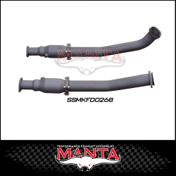 MANTA 3" HI-FLOW CATS & CONNECTING PIPES FITS FORD FALCON FG SEDAN 5.0L SUPERCHARGED V8 (SSMKFD0268)
