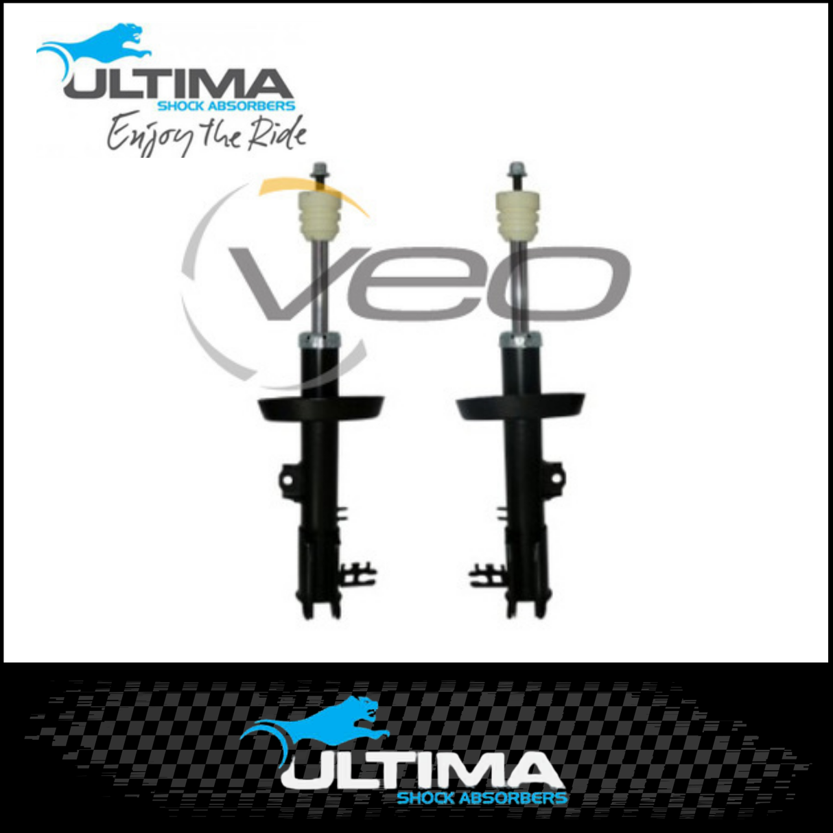 FRONT ULTIMA GAS STRUTS (PAIR) FITS HOLDEN VECTRA JS 2.5L HATCHBACK 8/98-8/99
