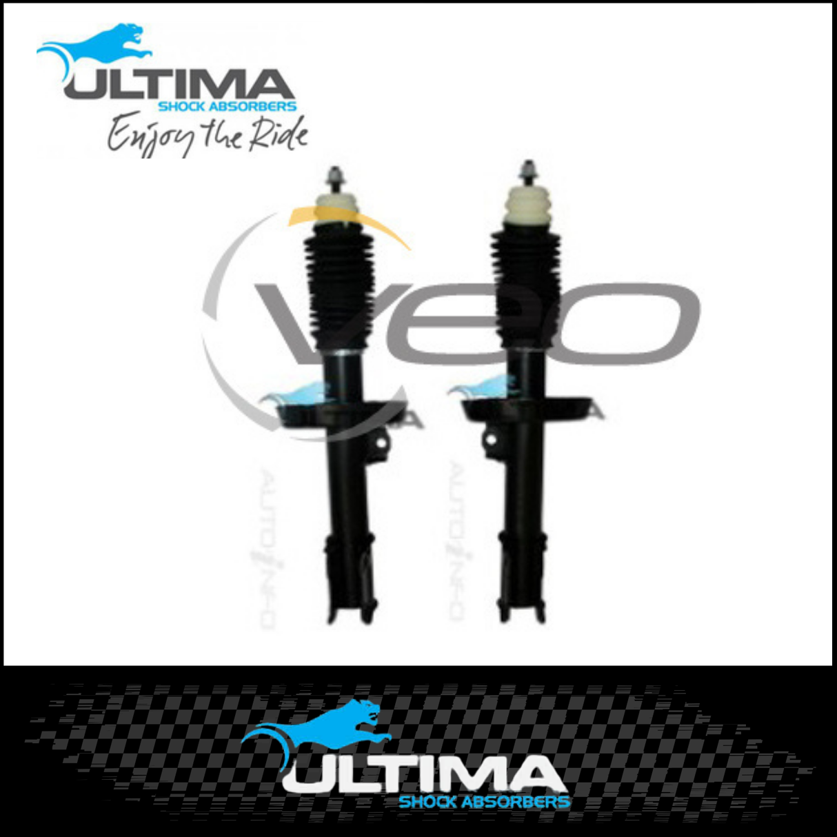 FRONT ULTIMA GAS STRUTS (PAIR) FITS HOLDEN ASTRA TS 1.8L SEDAN 7/04-12/05