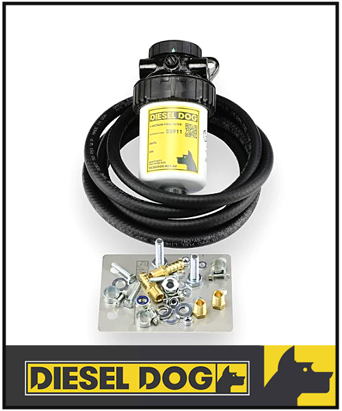 DIESEL DOG SECONDARY FUEL FILTER KIT FITS NISSAN PATROL Y61 GU 3/07-12/16