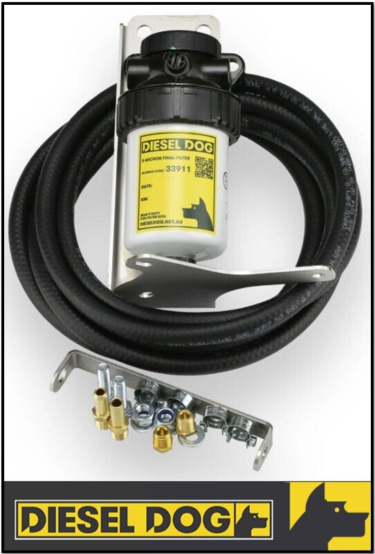 DIESEL DOG SECONDARY FUEL FILTER KIT FITS FORD RANGER NEXT GEN 3.0L V6 CRD 2022-ON
