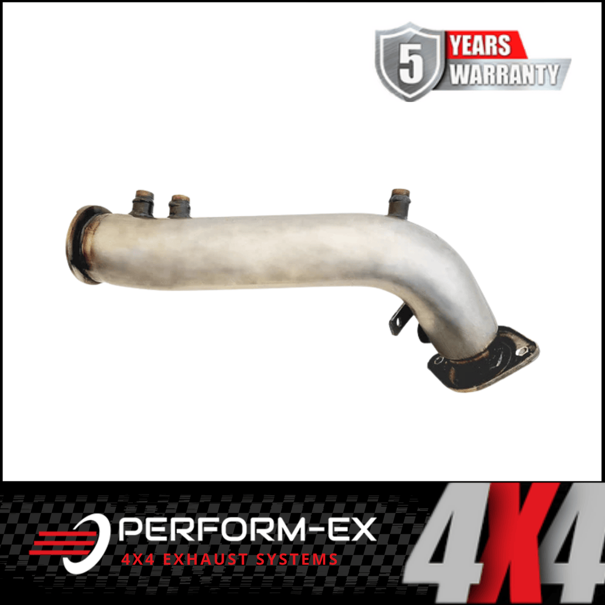 3" DPF DELETE PIPE 409 STAINLESS STEEL FITS TOYOTA HILUX GUN126R GUN136R 2.8L 2015-ON (DPFD-HILUX-409)