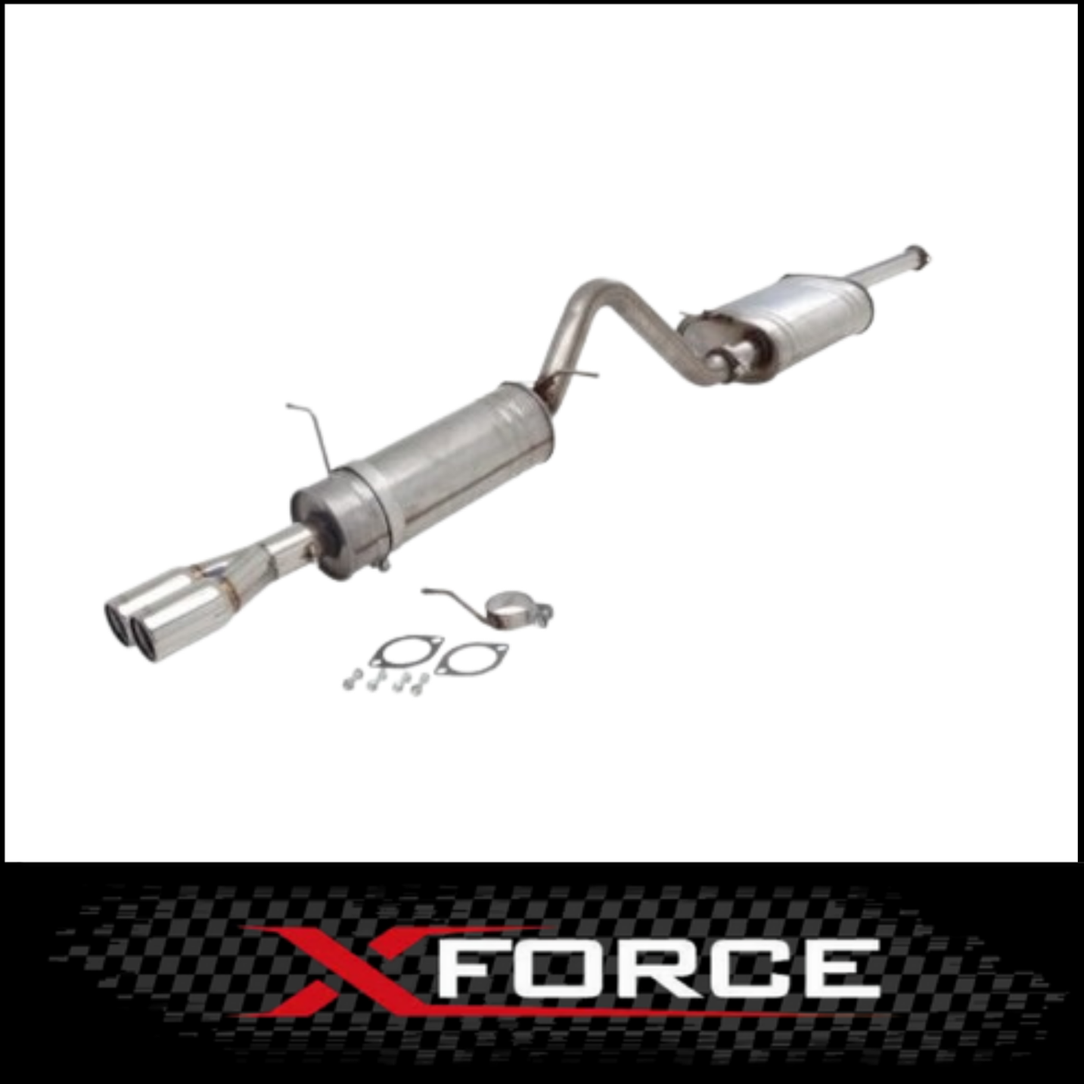 FORD FALCON BA BF XR6 NON TURBO UTE XFORCE 2 1/2" 409 STAINLESS STEEL CAT BACK EXHAUST SYSTEM