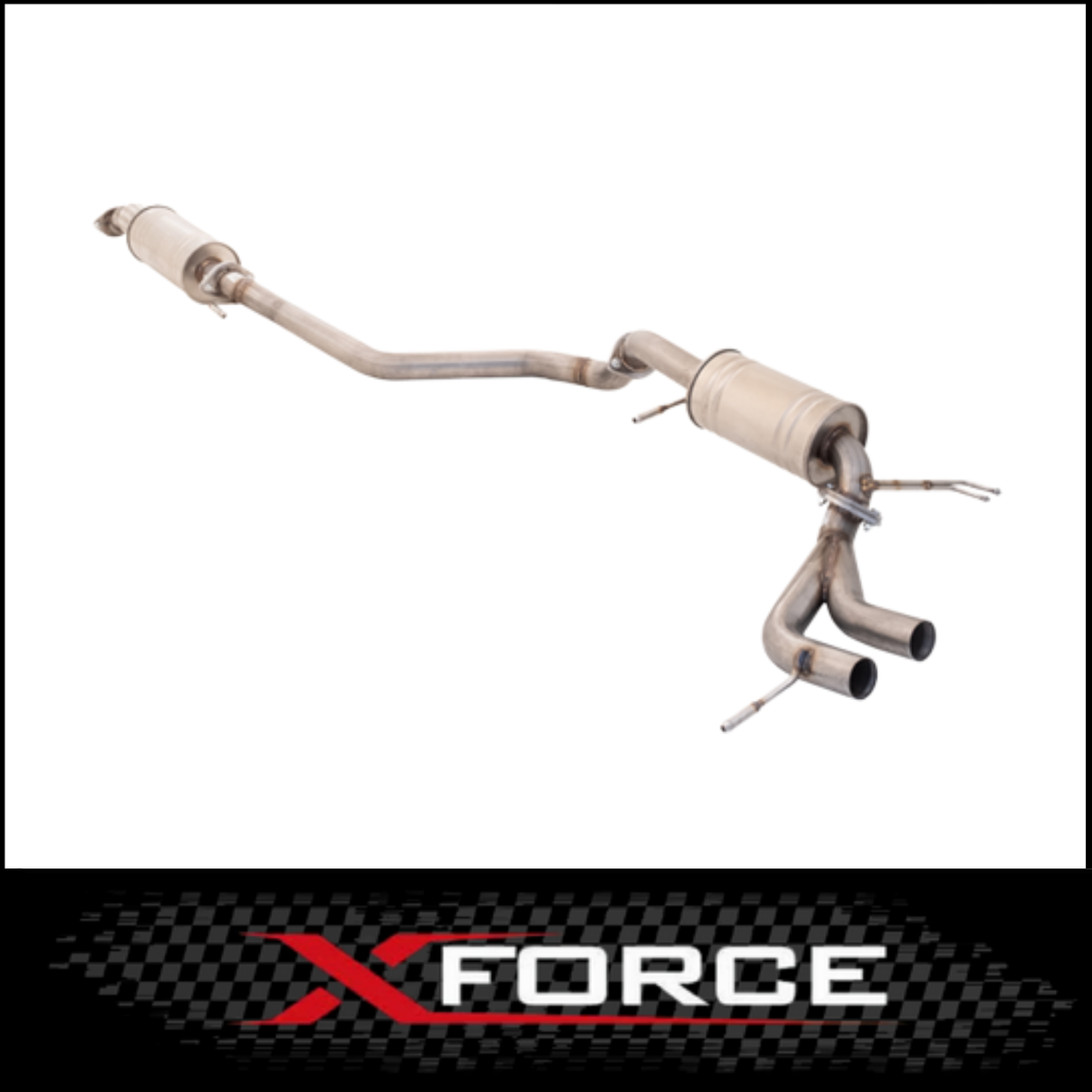 XFORCE 409 STAINLESS STEEL 2.5" CATBACK EXHAUST SYSTEM FITS HYUNDAI VELOSTER SR 1.6L TURBO 2012-2017