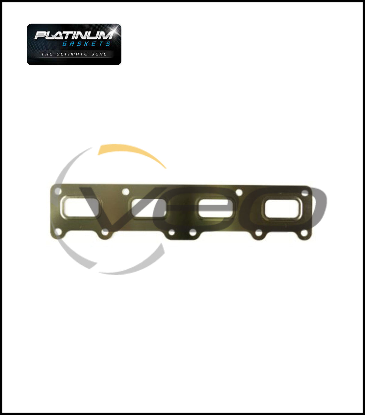 PLATINUM EXHAUST MANIFOLD GASKET FITS CHRYSLER PT CRUISER PF-PG 2.5L EDZ 4CYL 12/2004-6/2010