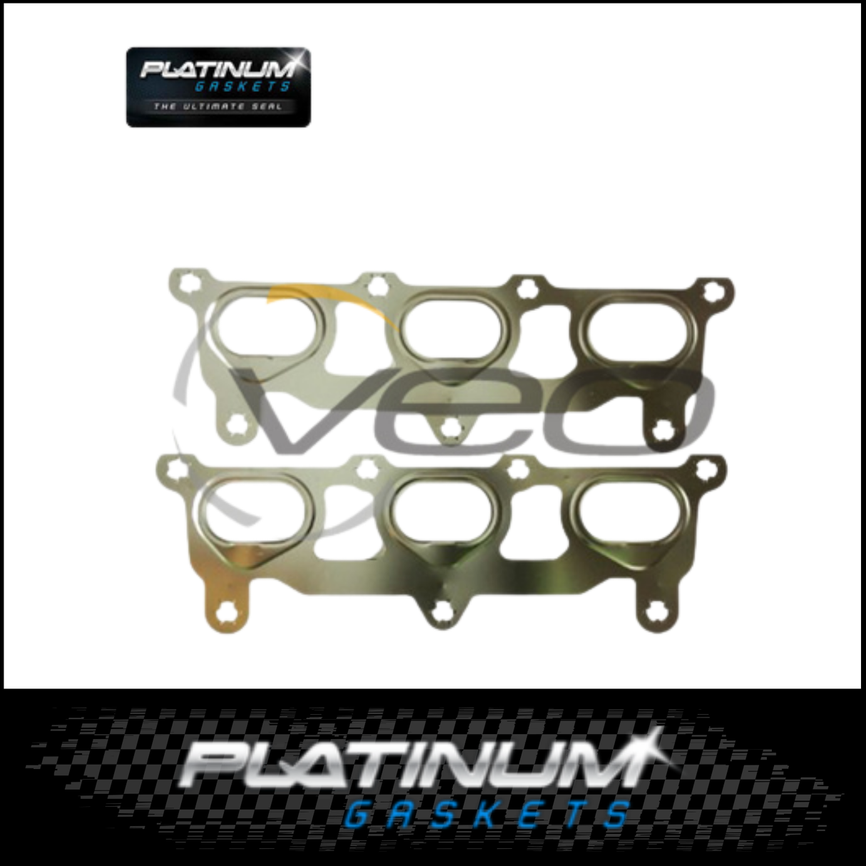 PLATINUM EXHAUST MANIFOLD GASKET FITS HOLDEN COLORADO RC 3.6L V6 2008-ON