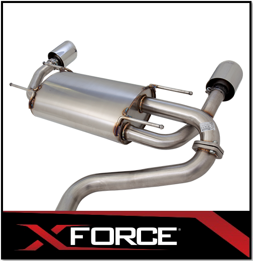 XFORCE 2.5" STAINLESS STEEL CATBACK EXHAUST SYSTEM FITS TOYOTA 86 ZN6 6/2012-12/2021