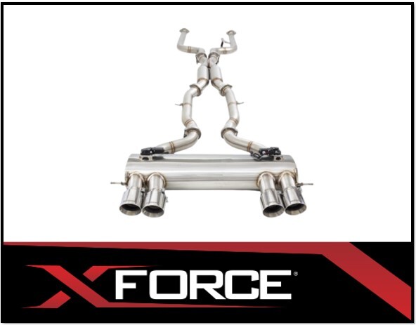 XFORCE 304 STAINLESS STEEL VAREX CATBACK VAREX EXHAUST SYSTEM FITS BMW M3 G80 COMPETITION 11/2020-ON