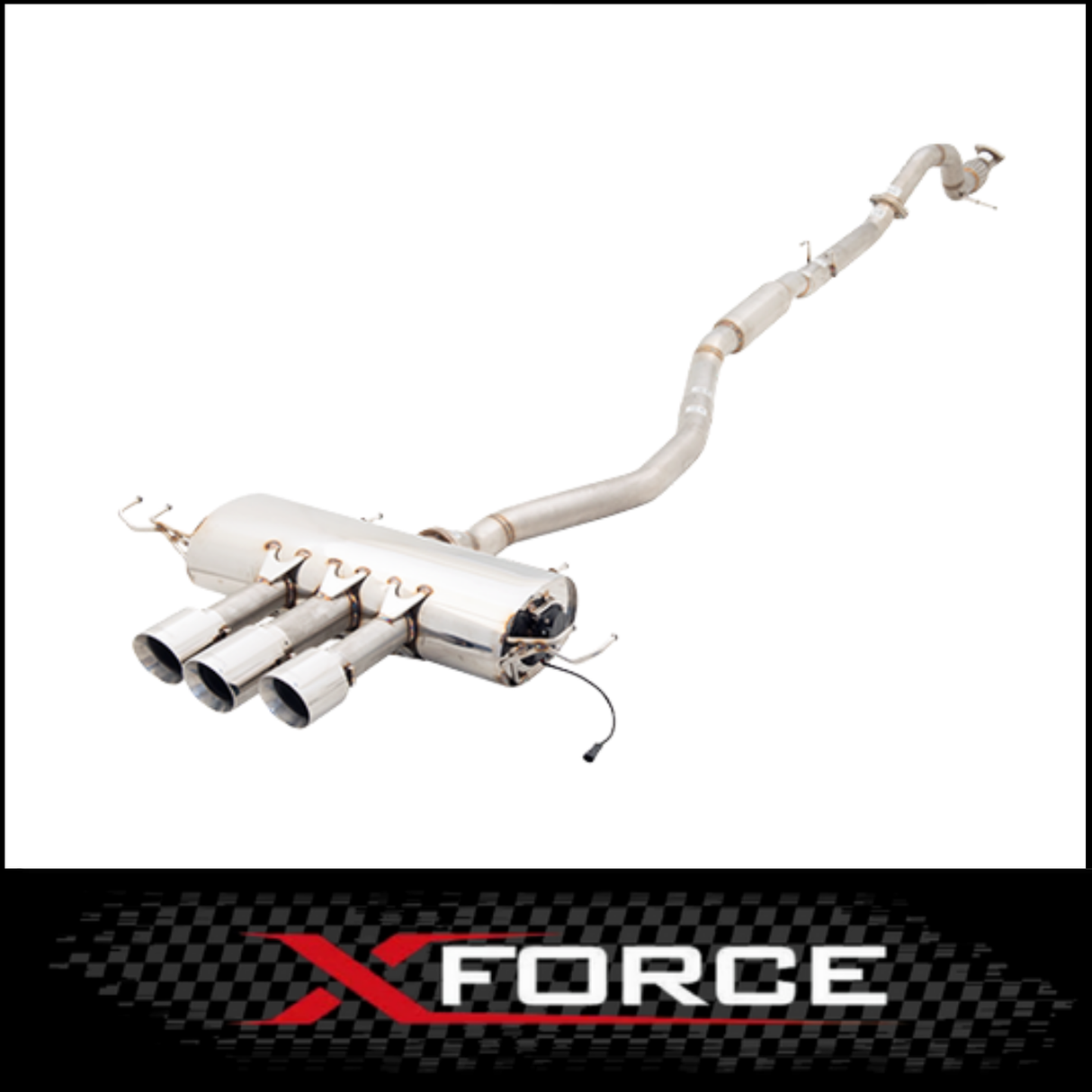 XFORCE 3" STAINLESS STEEL VAREX CATBACK EXHAUST SYSTEM FITS HONDA CIVIC FK8 TYPE R 9/2017-2021 (ESHCR17VKCS)