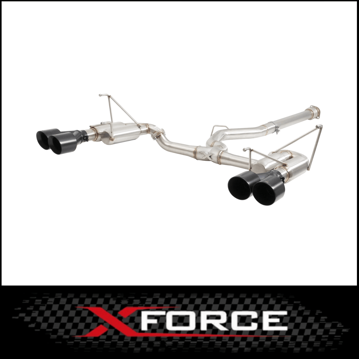 XFORCE 3in STAINLESS STEEL RACE CATBACK EXHAUST SYSTEM FITS SUBARU WRX VB SEDAN 3/2022-ON (ESSW29RBKCS)