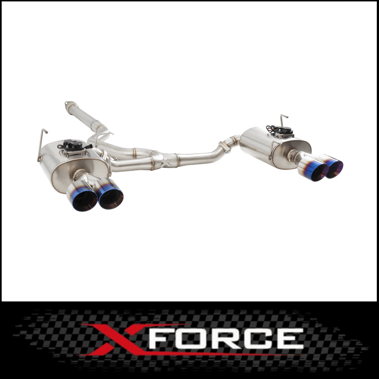 XFORCE 3in STAINLESS STEEL VAREX CATBACK EXHAUST SYSTEM FITS SUBARU WRX VB SEDAN 3/2022-ON (ESSW29VKBU)