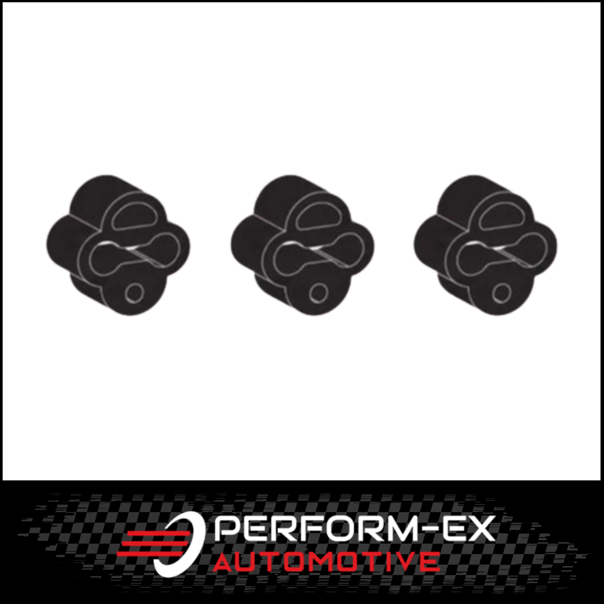3 X EXHAUST HANGER RUBBER MOUNTS FITS FORD FALCON EA EB ED EF EL AU BA BF FG