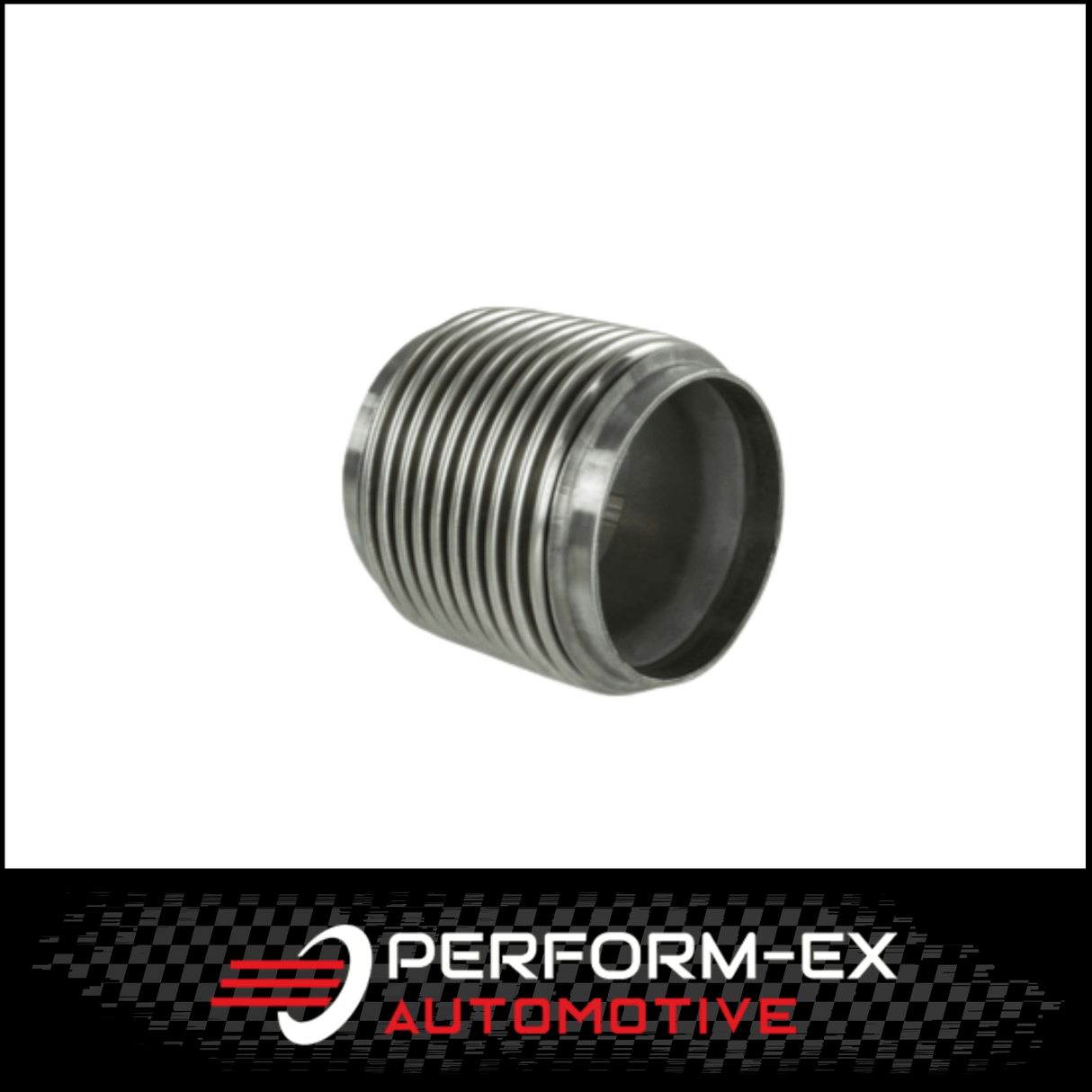 STAINLESS STEEL 4" LONG X 3" (76MM) EXHAUST RACE FLEX BELLOW WITH INNER SLEEVE (FLEX4300C)
