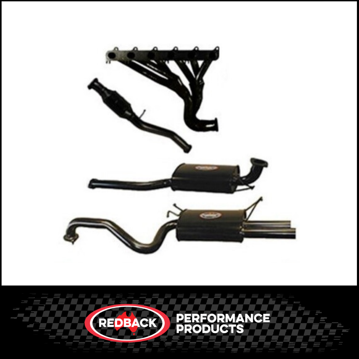 REDBACK EXTRACTORS, CAT & 2 1/2" CATBACK FITS FORD FALCON FG 4.0L XR6 SEDAN