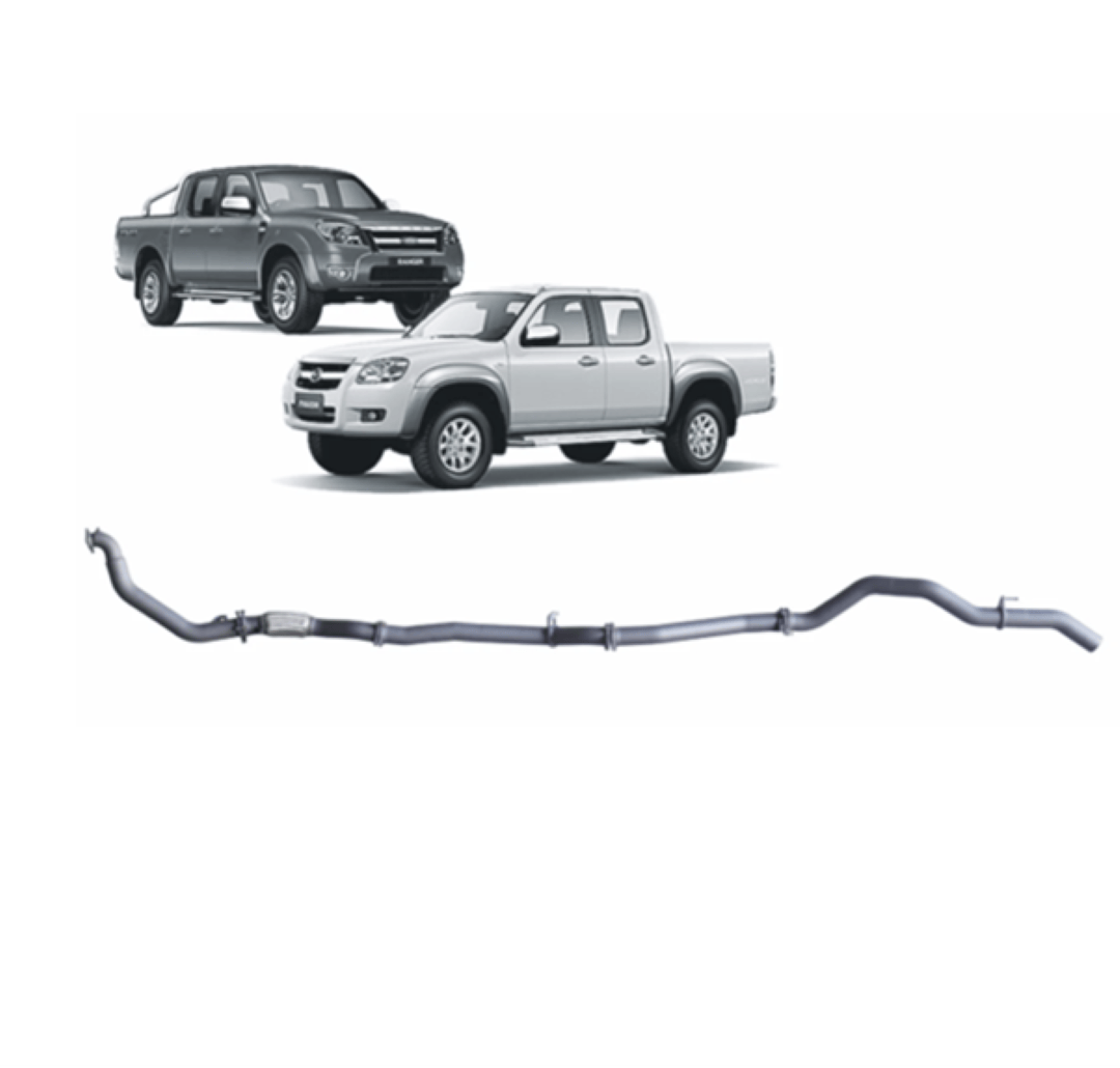 REDBACK 3" 409 STAINLESS STEEL EXHAUST SYSTEM FITS MAZDA BT-50 UN 3.0L 4CYL 11/2006-8/2011