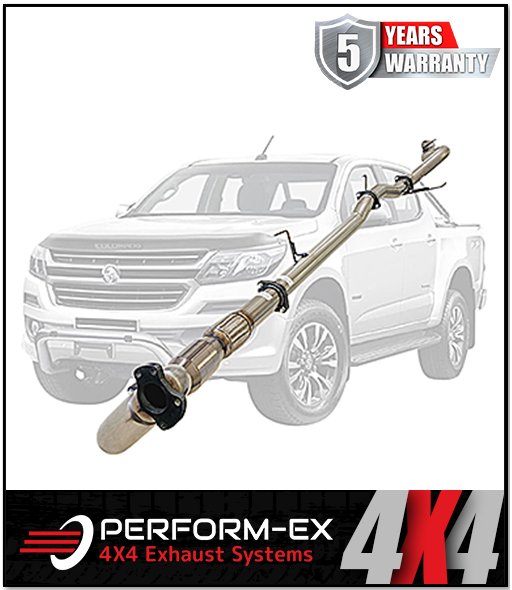 PERFORM-EX 3" STAINLESS STEEL TURBO BACK EXHAUST SYSTEM FITS HOLDEN COLORADO RG 2.8L 4CYL 2012-9/2016