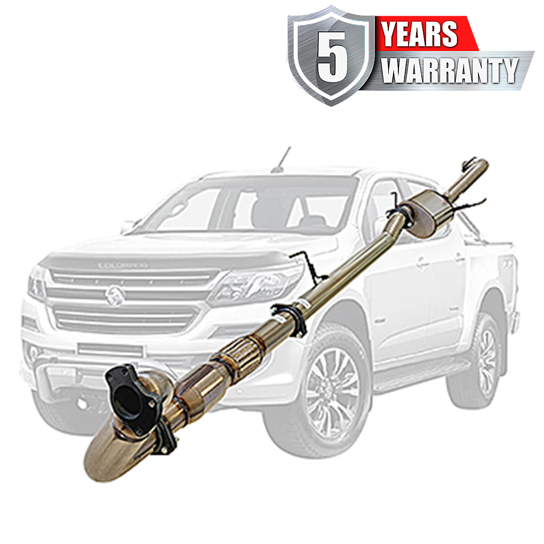 PERFORM-EX 3" STAINLESS STEEL TURBO BACK EXHAUST SYSTEM (DPF DELETE) FITS HOLDEN COLORADO RG 2.8L TD 9/2016-6/2020 - NO CAT/M