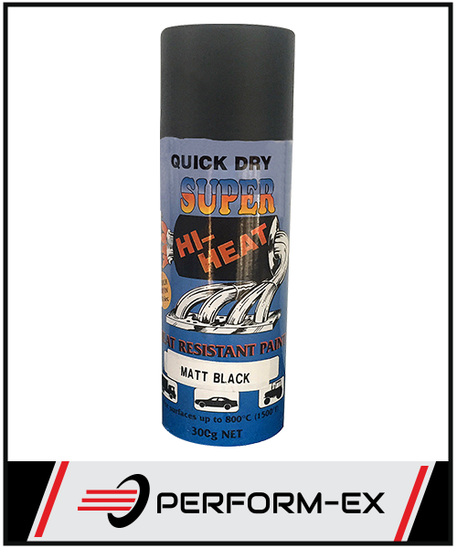 HIGH TEMPERATURE EXHAUST SYSTEM PAINT 800DEG MATT BLACK