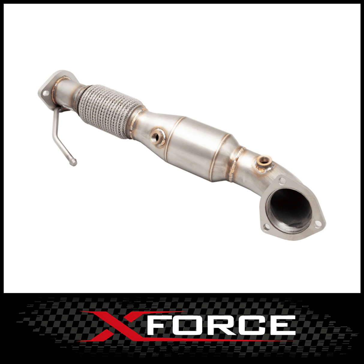 XFORCE DOWN PIPE KIT FITS HYUNDAI i30 SR/N LINE 1.6L G4FJ TURBO 2017-2020 (E2G4FJKITB)