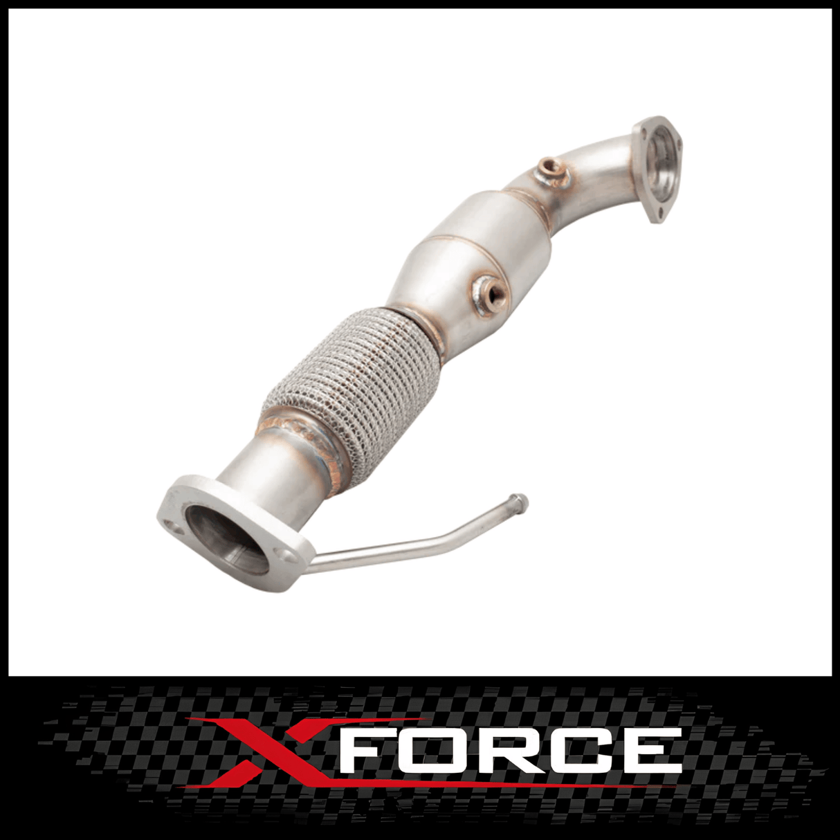 XFORCE DOWN PIPE KIT FITS HYUNDAI i30 SR/N LINE 1.6L G4FJ TURBO 2017-2020 (E2G4FJKITB)