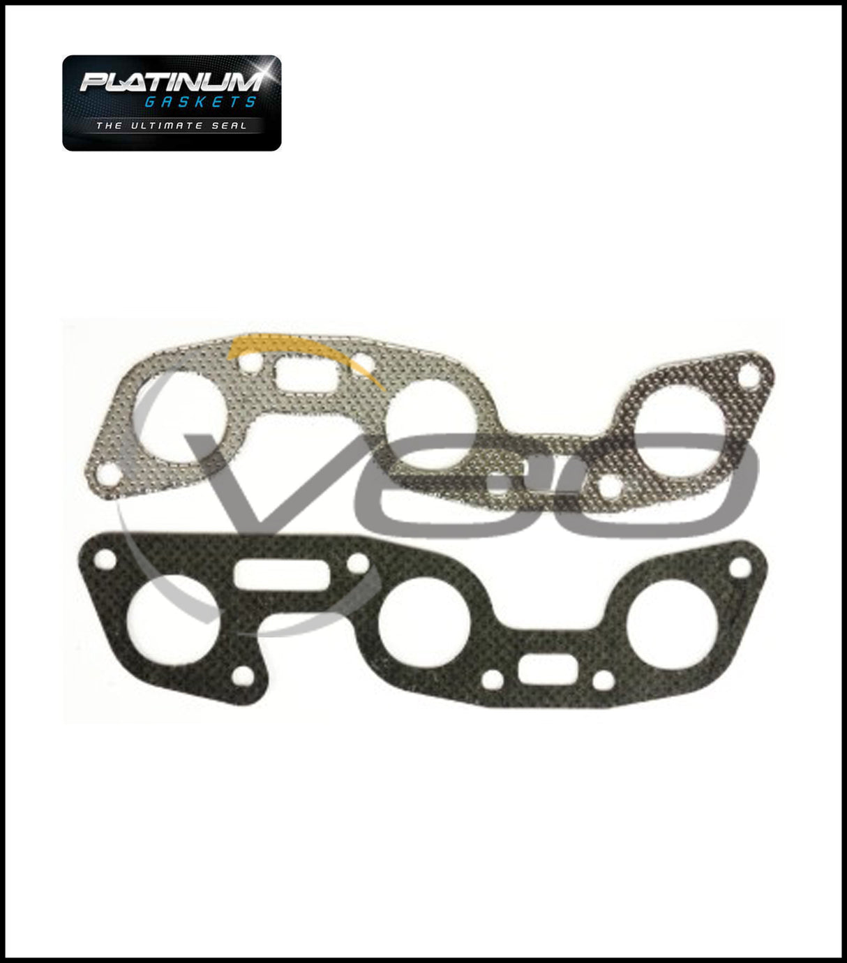 PLATINUM EXHAUST MANIFOLD GASKET FITS NISSAN MAXIMA J30 3.0L V6 5/1990-2/1995