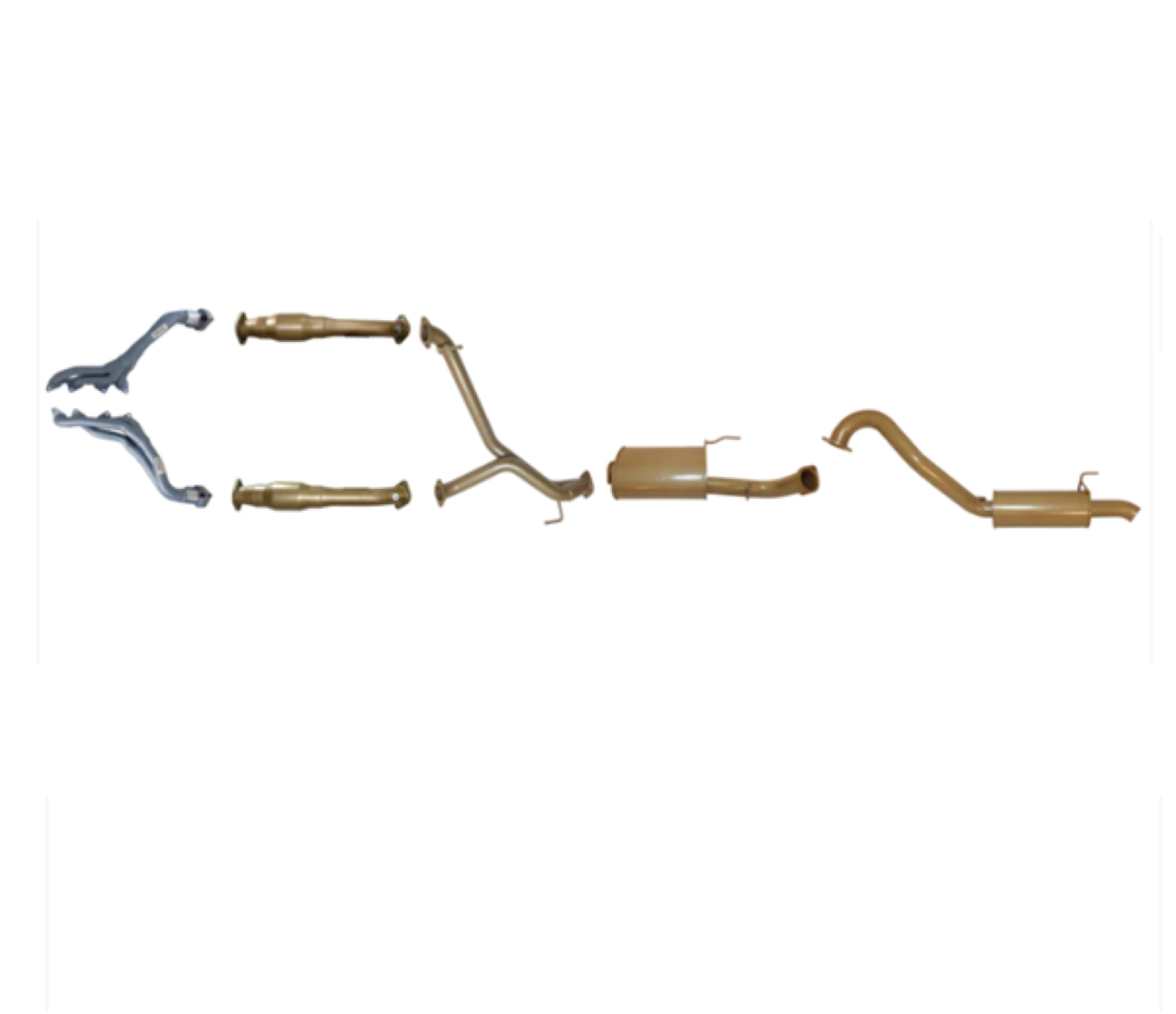 KING BROWN 3" ENGINE BACK EXHAUST SYSTEM FITS TOYOTA LANDCRUISER UZJ100R 4.7L V8 1998-2007