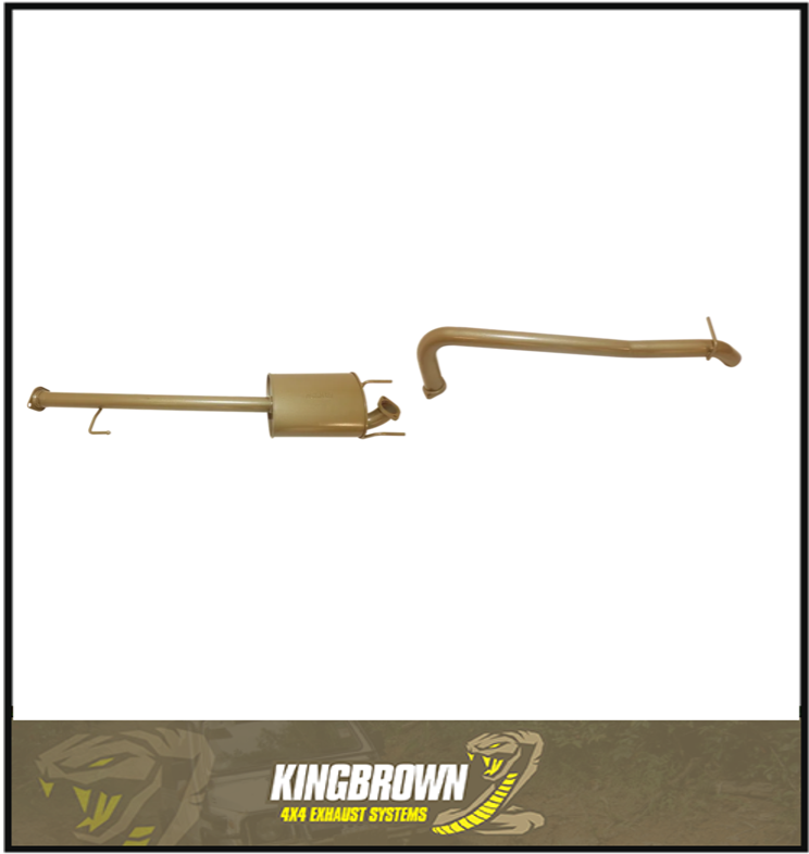 KING BROWN 2.5" CATBACK EXHAUST SYSTEM FITS TOYOTA HILUX GGN25R 4.0L V6 2005-2015 (KB12115-XXMX)