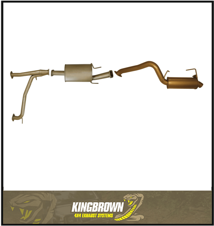 KING BROWN 3" CAT BACK EXHAUST SYSTEM FITS NISSAN PATROL Y62 5.6L V8 2/2013-ON