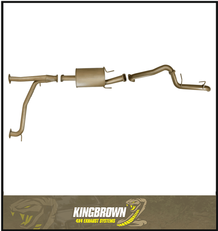 KING BROWN 3" CAT BACK EXHAUST SYSTEM FITS NISSAN PATROL Y62 5.6L V8 2/2013-ON