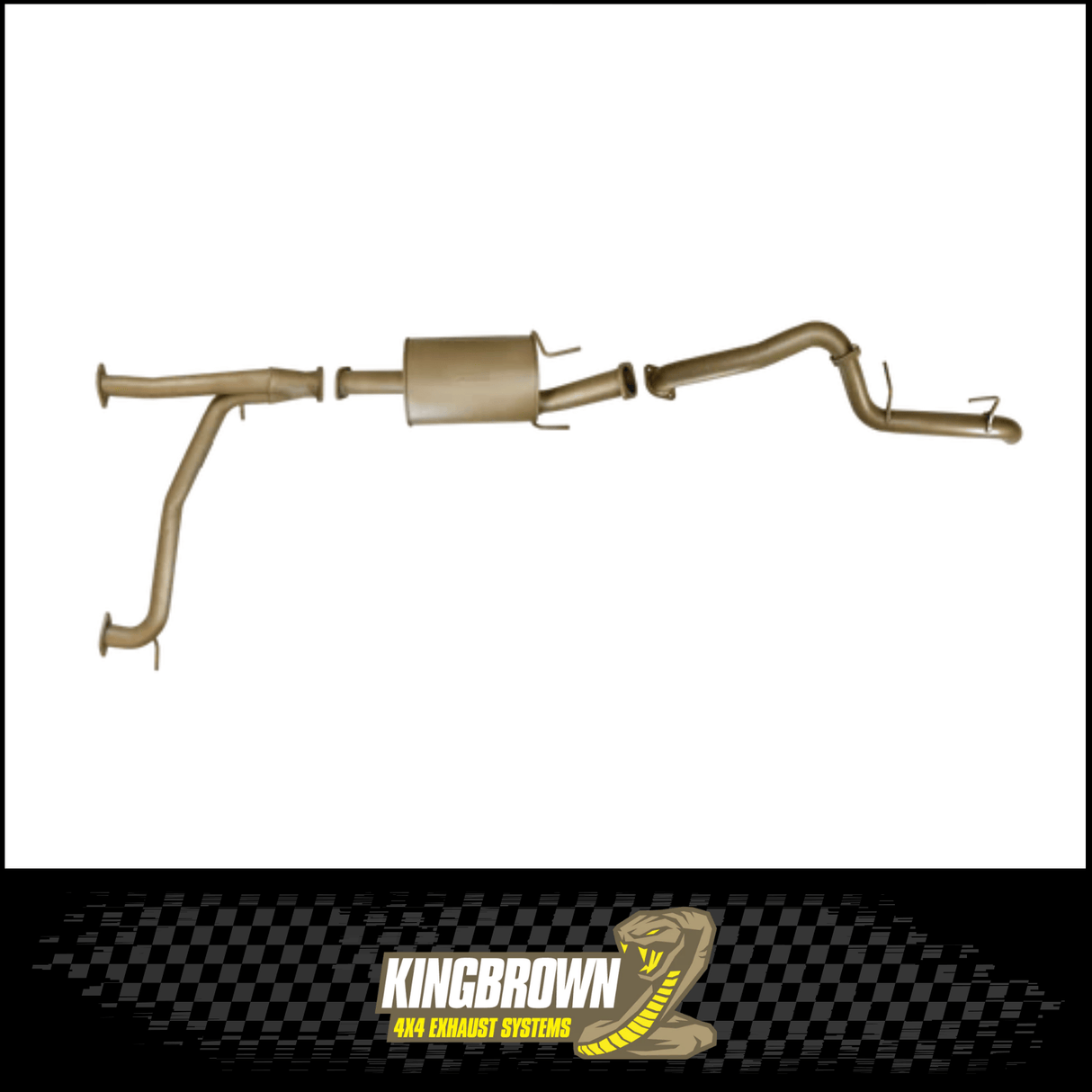 KING BROWN 3" CAT BACK EXHAUST SYSTEM FITS NISSAN PATROL Y62 5.6L V8 2/2013-ON