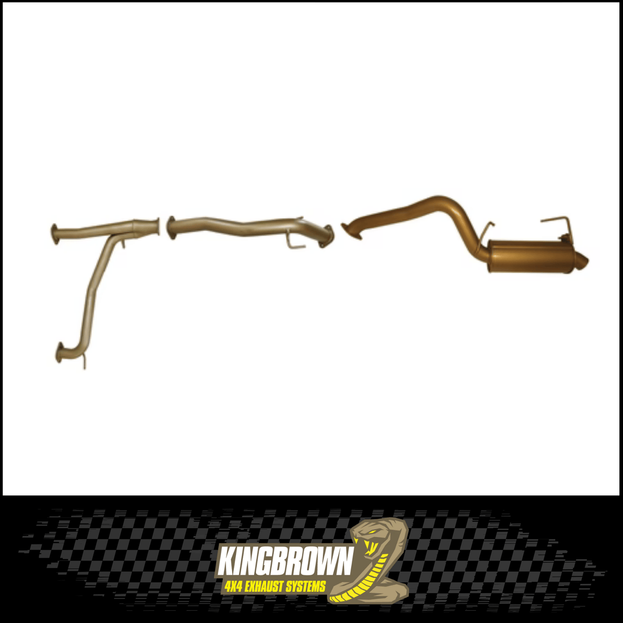KING BROWN 3" CAT BACK EXHAUST SYSTEM FITS NISSAN PATROL Y62 5.6L V8 2/2013-ON