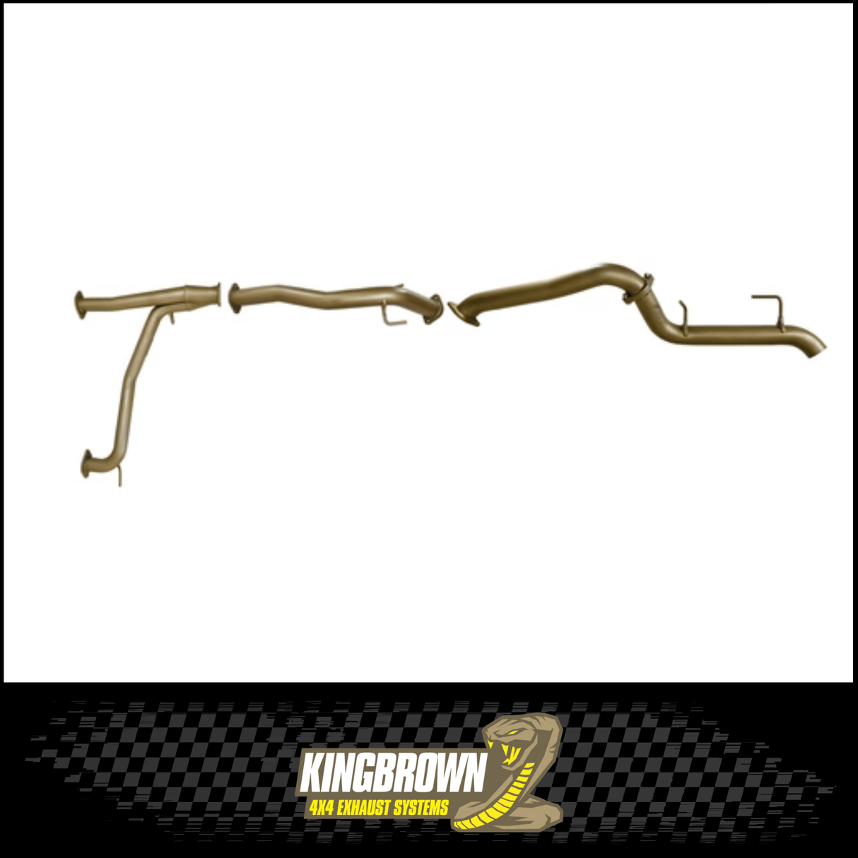 KING BROWN 3" CAT BACK EXHAUST SYSTEM FITS NISSAN PATROL Y62 5.6L V8 2/2013-ON