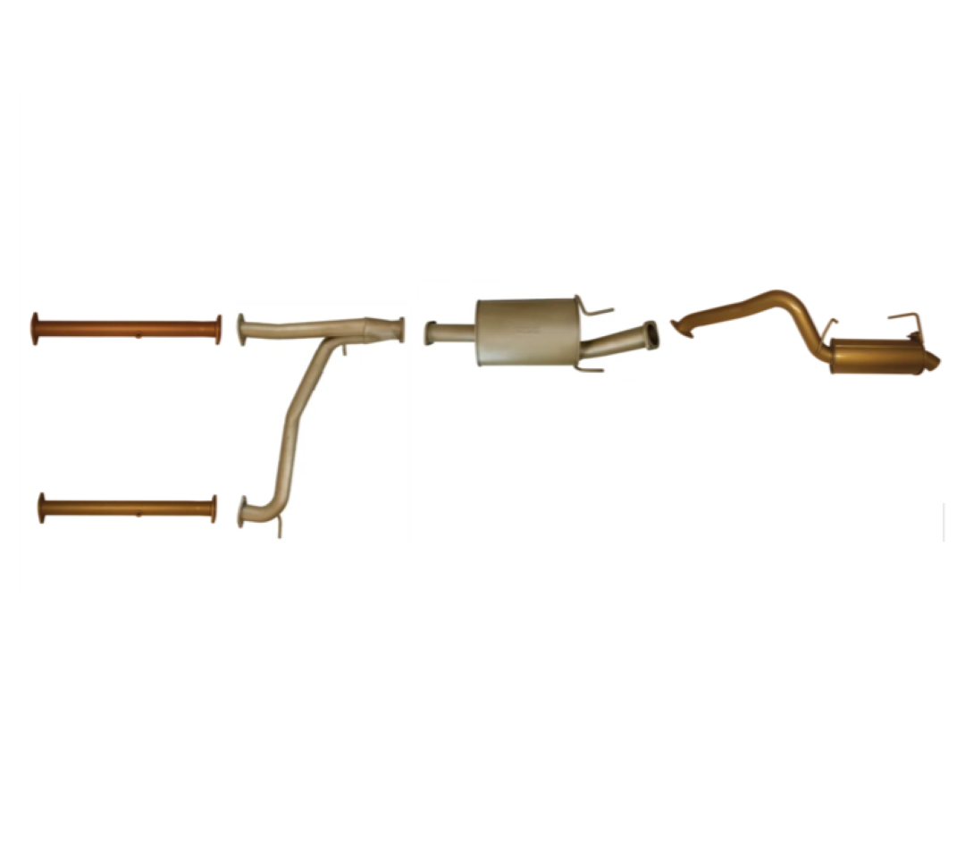 KING BROWN 3" PRIMARY CAT BACK EXHAUST SYSTEM FITS NISSAN PATROL Y62 5.6L V8 (2 MUFFLER)