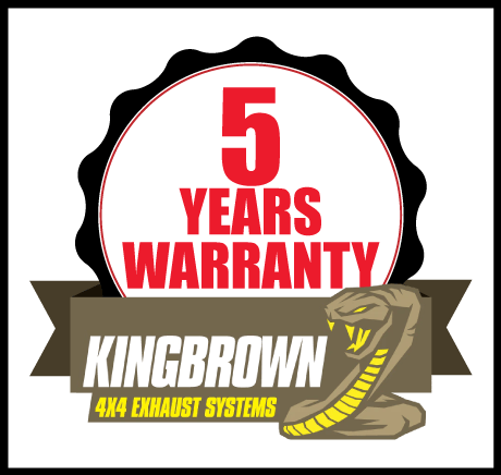 KING BROWN 3" CAT BACK EXHAUST SYSTEM FITS NISSAN PATROL Y62 5.6L V8 2/2013-ON