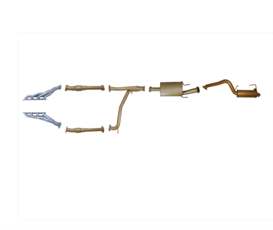 KING BROWN CERAMIC COATED EXTRACTORS, CATS & 3" CATBACK EXHAUST SYSTEM FITS NISSAN PATROL Y62 5.6L V8 SERIES 1-3 2013-2016