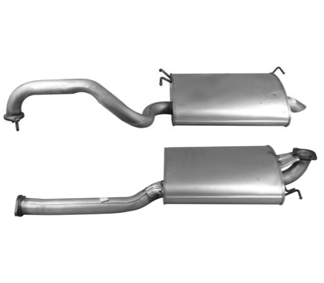 STANDARD CENTRE & REAR MUFFLER FITS FORD FALCON BA BF 4.0L 6CYL SEDAN