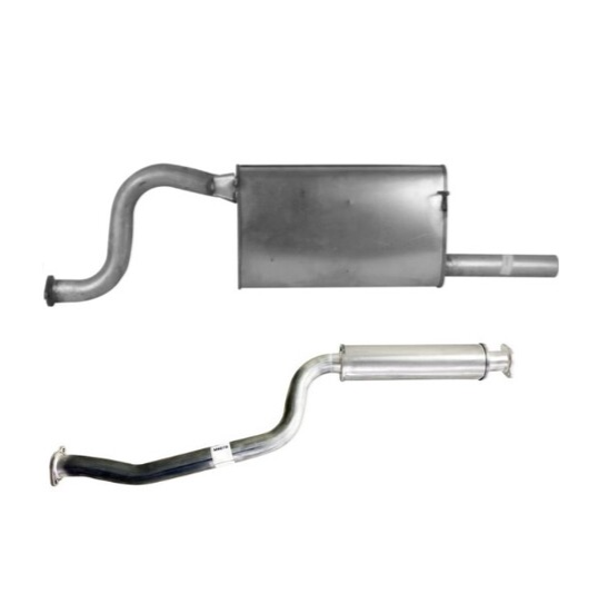 STANDARD CENTRE & REAR MUFFLER FITS FORD FALCON BA BF 4.0L RTV UTILITY