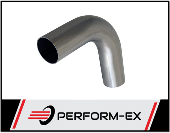 2.25" 57MM X 90 DEGREE MANDREL BEND MILD STEEL EXHAUST PIPE
