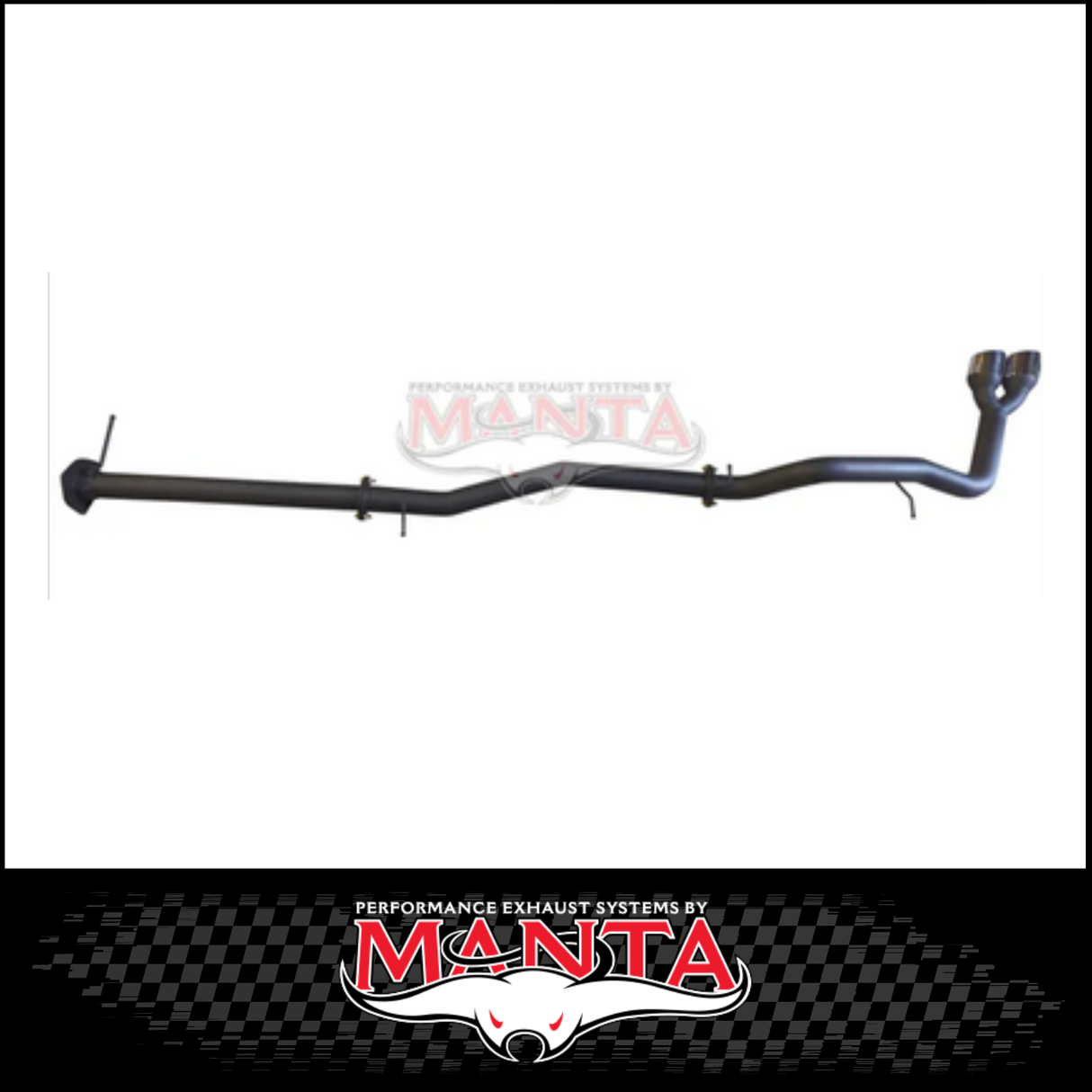 MANTA 3" DPF BACK EXHAUST SYSTEM WITH TWIN TIP SIDE EXIT FITS FORD RANGER NEXT GEN 3.0L V6 2022-ON (MKFD0275T)