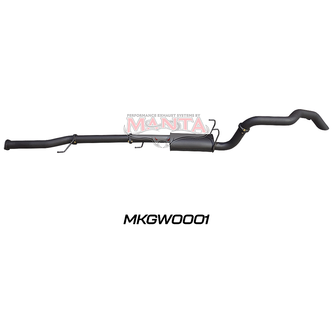 MANTA 3" CAT BACK EXHAUST SYSTEM FITS GWM TANK 300 2.0L 4CYL 2023-ON (MKGW0001)