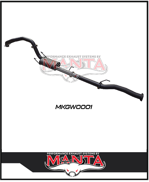MANTA 3" CAT BACK EXHAUST SYSTEM FITS GWM TANK 300 2.0L 4CYL 2023-ON (MKGW0001)