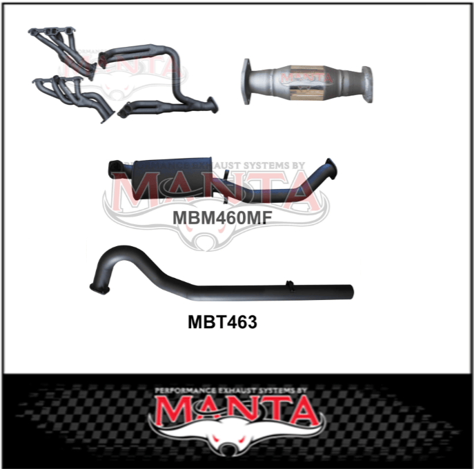 MANTA 3" STAINLESS STEEL ENGINE BACK EXHAUST SYSTEM FITS HOLDEN COMMODORE VL 5.0L V8 SEDAN