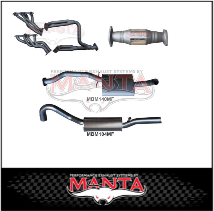 MANTA 2.5" ENGINE BACK EXHAUST SYSTEM FITS HOLDEN COMMODORE VL 5.0L V8 SEDAN (MKHN0032)