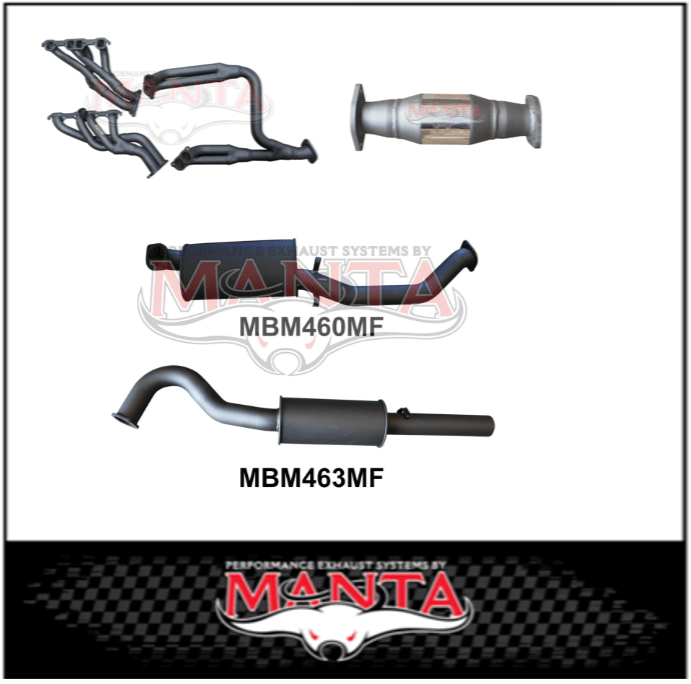 MANTA 3" STAINLESS STEEL ENGINE BACK EXHAUST SYSTEM FITS HOLDEN COMMODORE VL 5.0L V8 SEDAN