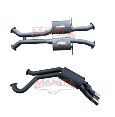 MANTA 3" CATBACK EXHAUST SYSTEM FITS HOLDEN HSV CLUBSPORT VY 5.7L V8 SEDAN - MUFFLER/MUFFLER (MKHN0137)