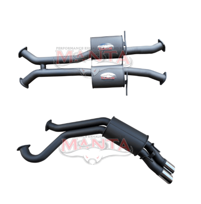 MANTA 3" CATBACK EXHAUST SYSTEM FITS HOLDEN HSV CLUBSPORT VY 5.7L V8 SEDAN - MUFFLER/MUFFLER (MKHN0137)